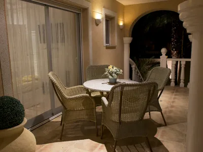 Sittegruppe utenfor soverom